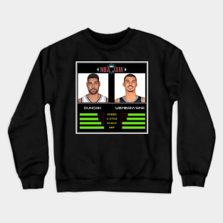 Duncan & Wembanyama - NBA Jam Edition Crewneck Sweatshirt